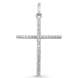 Крест декоративный 500197-301-0019 серебро