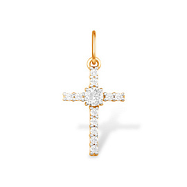 Крест декоративный П13217424 золото